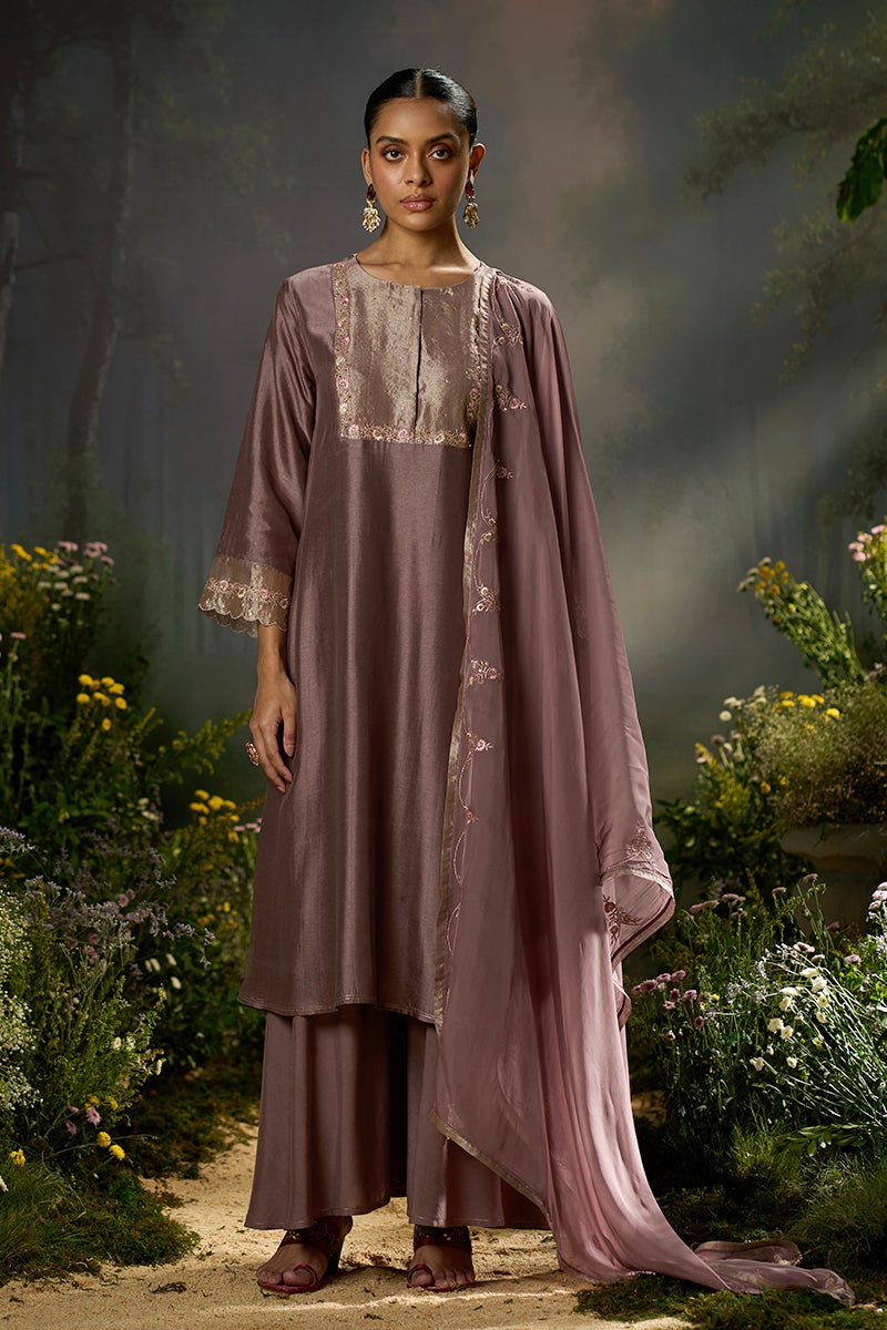 Antler Raw Silk Festive Kurta Set