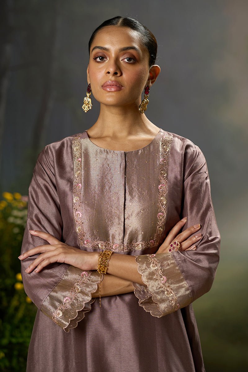 Antler Raw Silk Festive Kurta Set